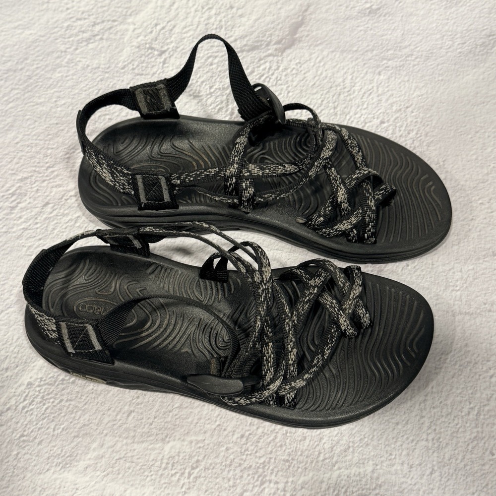 Chaco ZX/2 Classic Thong Sandals Women's Size 7 Charcoal Beach Wear - Picture 9 of 10